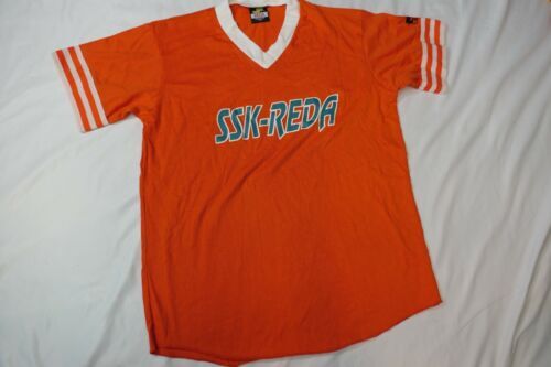 Vintage Adidas Snap Button Jersey T-Shirt 1990s Mens -Size Large 