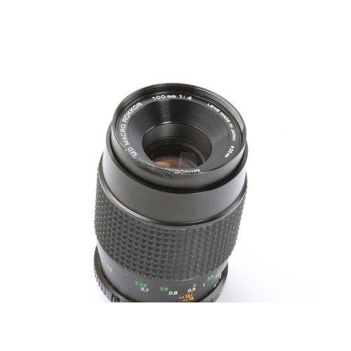 Minolta MD Rokkor 4,0/100 Macro + Bon État (264294) - Photo 8/8