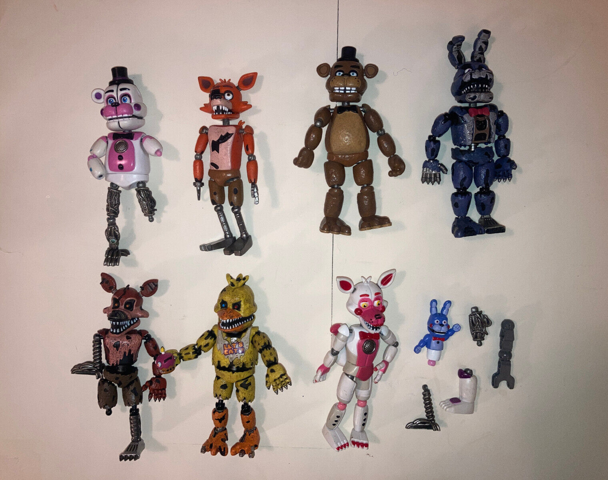 Five Nights At Freddy’s Figuren-Set – 6 Bewegliche Action-Figuren, 9–13 Cm, Aus PVC