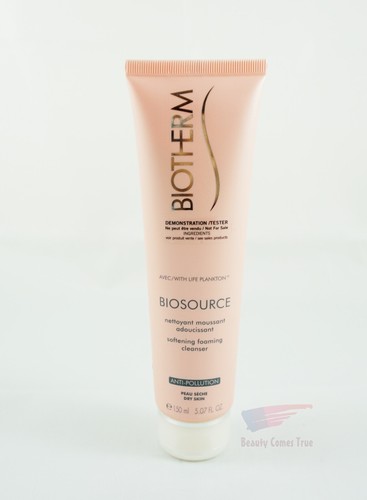 Biotherm Biosource Softening Foaming Cleanser Dry Skin 5.07 oz 150 ml *NEW*