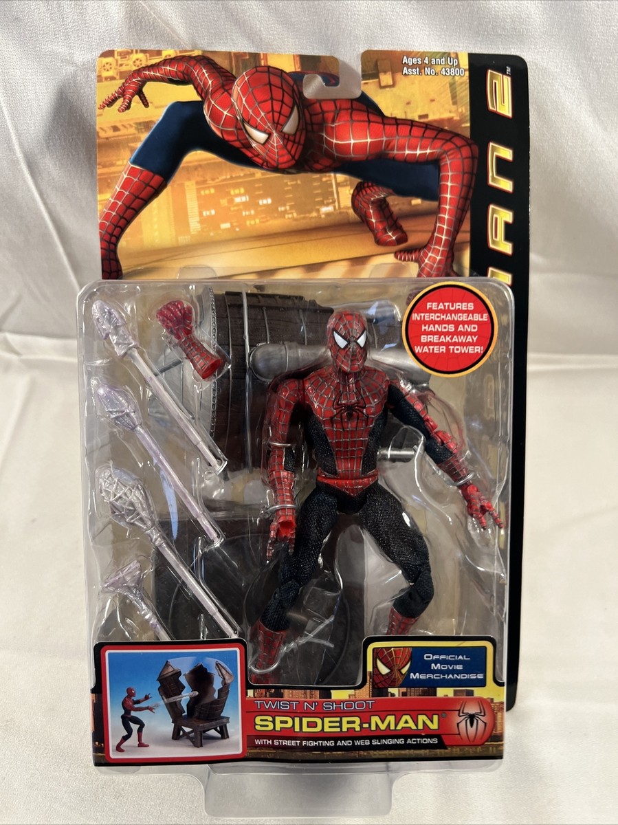 スパイダーマン2 6インチ toybiz トイビズSHOOTAND SLIDE Spider-Man 2: Shoot & Slide Spider-Man with Magnetic