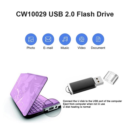 CW10029 Metal USB Flash Drive Clear Cap Zinc Alloy High Speed USB 2.0 Pen Drive - Afbeelding 8 van 33
