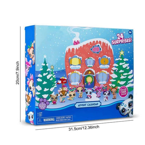 New Littlest Pet Shop Advent Calendar 2024 - LPS Gen 7 Mystery Figures Blind Box - Picture 3 of 10