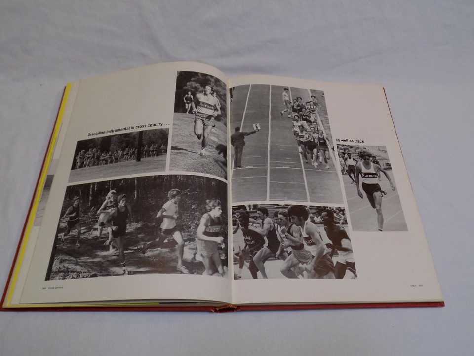 1974 Furman University Annual Yearbook Greenville South Carolina