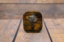 Schnauzer - wooden wall hanger with image of a purebred dog, Art Dog USA