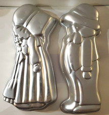 Vintage 1976 Holly Hobbie & Robby Hobbie Wilton Cake Pans Set