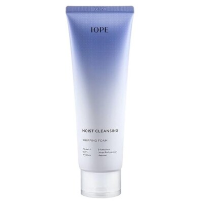 IOPE Moist Cleansing Whipping Foam 180ml Foam Cleanser Reinigungsschaum K-Beauty