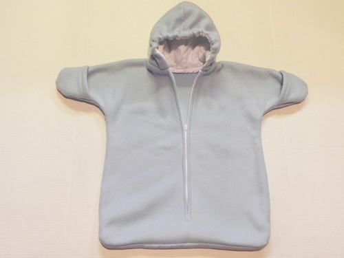 BABY BLUE BOYS Fleece Baby Bunting, Baby Coat, Baby Outerwear 0-3 mo