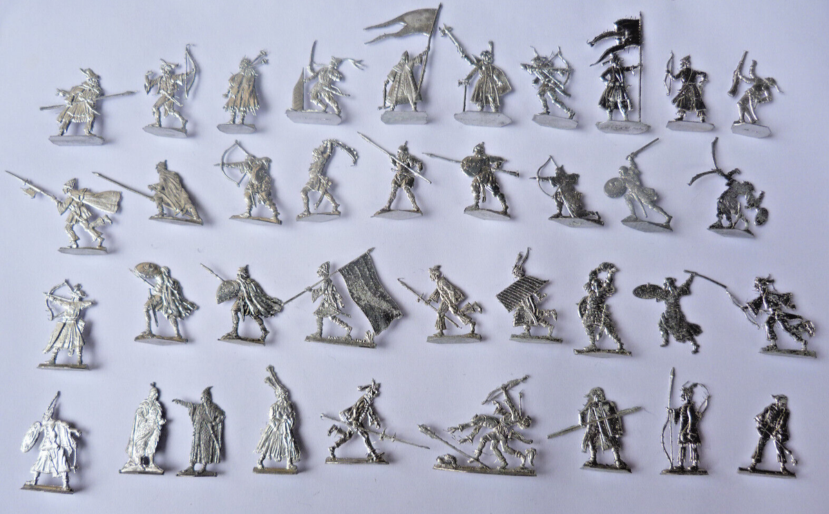 20 Soldats Plats étain Autriche Guerre De 7 Ans - Zinnfiguren 30mm
