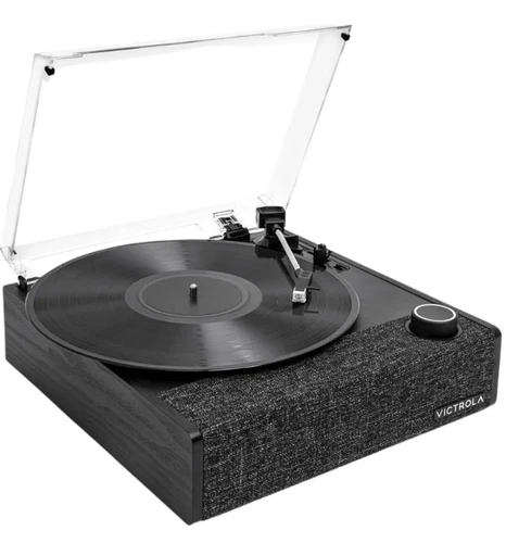 Victrola Vinyl Record Player Eastwood II All-in-One Record Player VTA-74-BLK-INT