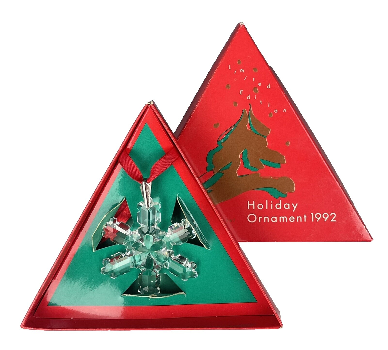 1992 Swarovski Christmas Ornament | eBay