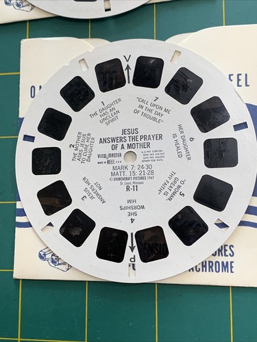 Early Sawyer's R-10 11 & 12 Miracles of Jesus Religion view-master Reels 1D - Picture 5 of 6