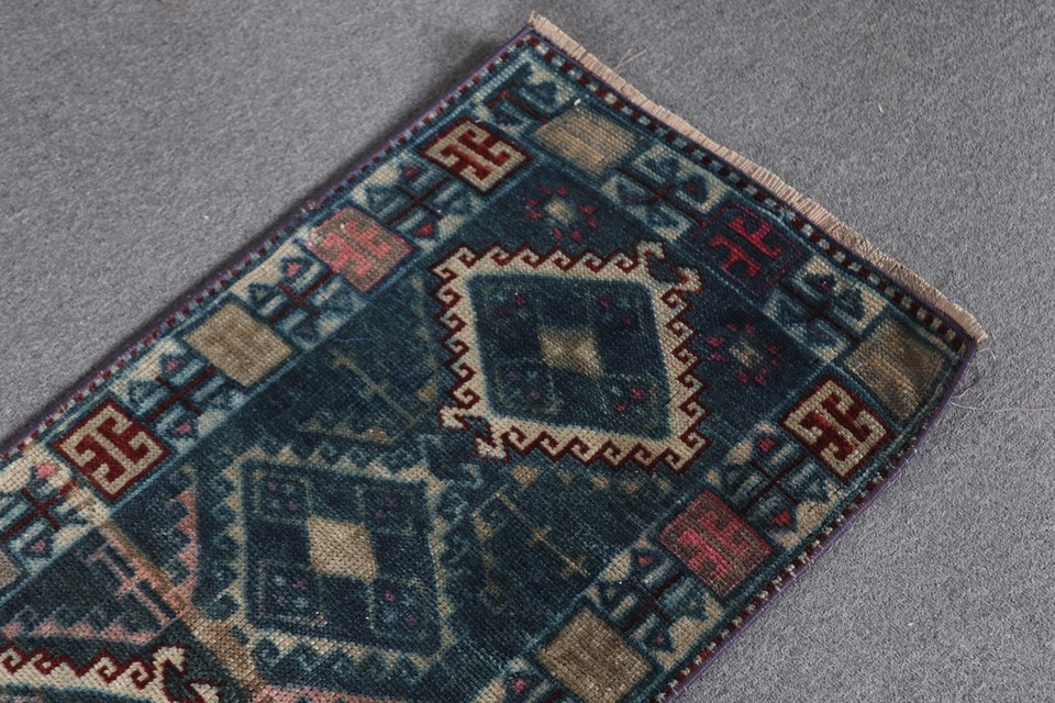 1.5x2.8 ft Small Rugs, Vintage Rugs, Antique Rugs, Turkish Rug
