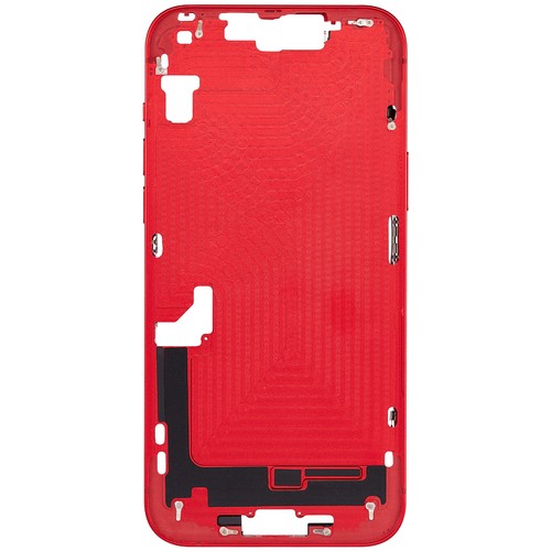 Mid-Frame Housing W/ Power & Volume For iPhone 14 Plus(US)(Aftermarket +)(Red) - Picture 3 of 5