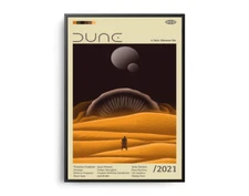 Dune Movie Poster 2021, Minimalist Poster- Digital file