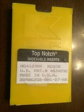 5 pcs KENNAMETAL NG4189RK KC850 CARBIDE GROOVING INSERTS