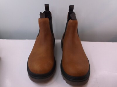 ECCO Grainer Chelsea Ankle Boot Water Resistant Amber EU 45 Men 11 - 11.5 US NIB