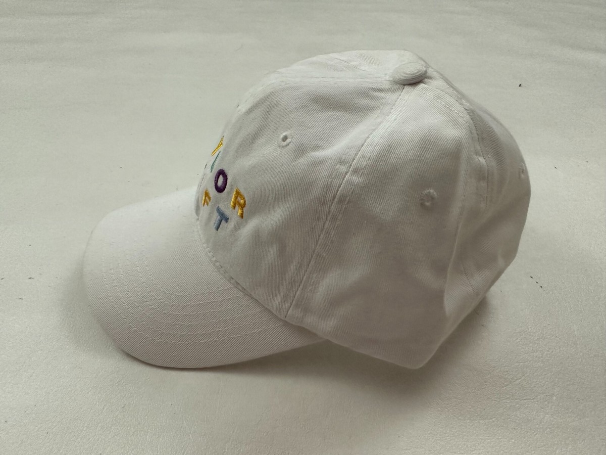 Taylor Swift Embroidered Graphic White Baseball Cap Hat One