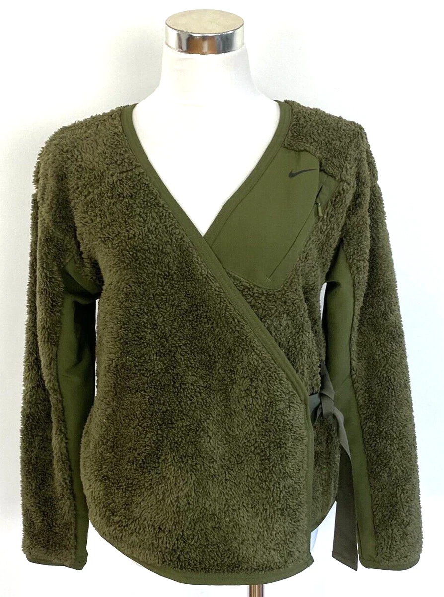 Nike sherpa wrap clearance top