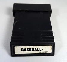 Atari 2600: Baseball Cartridge - Classic Arcade White Label - M-Network - TESTED