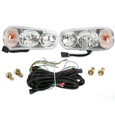 Universal Snow Plow Light Headlight Kit Halogen For Boss Western Meyer Blizzard