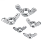 Wing Butterfly Nuts M4 M5 M6 M8 M10 Zinc Plated Wingnuts Metric DIN 315