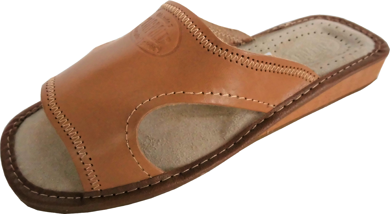 APL Pantofole ciabatte numero 41 vera pelle Jucht super comode