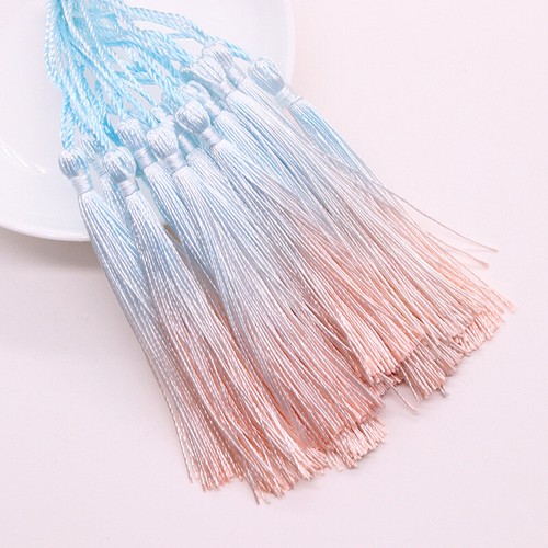 8X Gradient Fringe Tassel Sewing Accessory Hanging Crafts Trim Pendant Bookmark - Picture 20 of 26