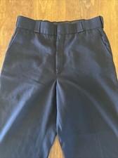 Flying Cross Pants 33R Navy Blue Uniform Slacks Police Dept Navy Mail EMT Fire