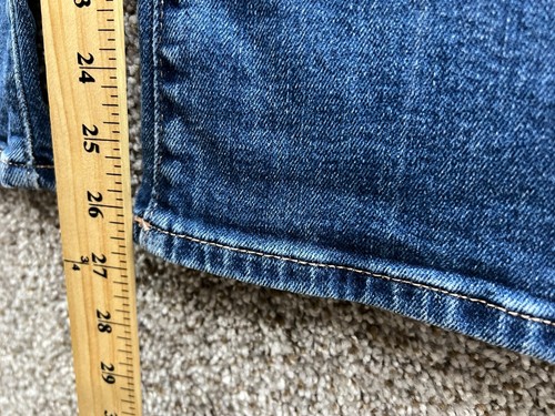 Old Navy High Rise Flare Jeans Built In Tough Blue Denim Stretch Girls Size 14 - Picture 7 of 9