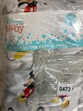 mickey mouse baby blanket new in pkg soft