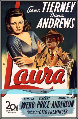 Laura 1944 Film Noir Drama Vintage Póster Impresión Estilo Retro Misterio Película Arte - Imagen 4 de 4