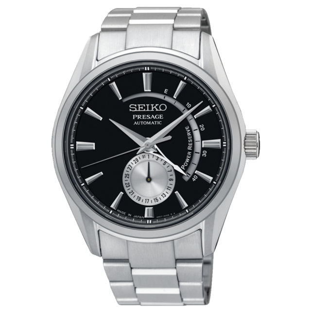 Seiko Presage Men's Black Watch SSA351J1 for sale online