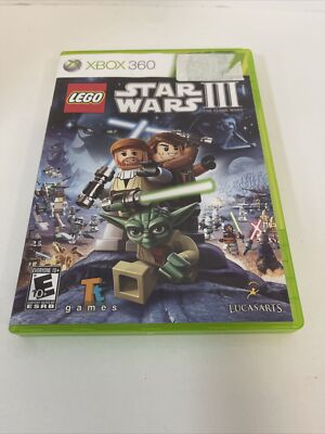LEGO Star Wars III The Clone Wars - Xbox 360 with Manual