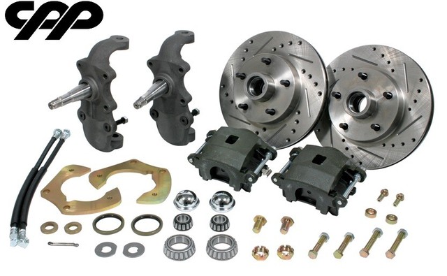 195557 Chevy Belair 150 210 Modular Drop Spindle Disc Brake Conversion