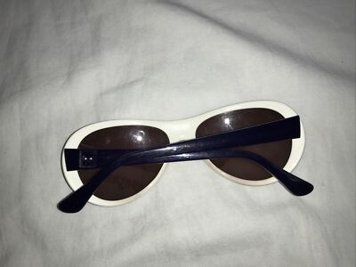 Vintage RARE STUSSY Eyegear NOVA Oval Wire Rim Sunglasses Defects