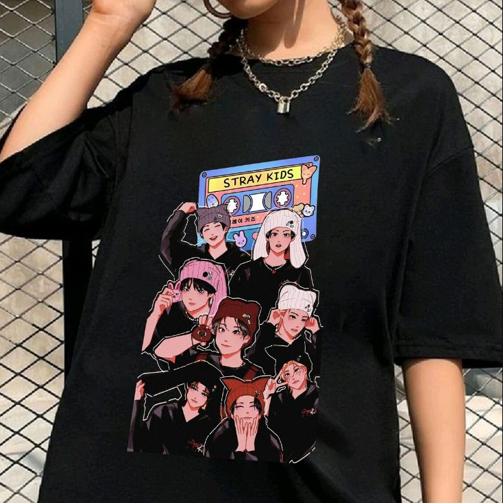 Stray Kids Fanart Cute Shirt, Stray Kids 5 Star Album T-Shirt | eBay