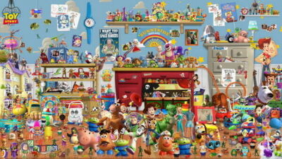 282308 Pixar Toy Story E Nemo Cartoon PRINT POSTER