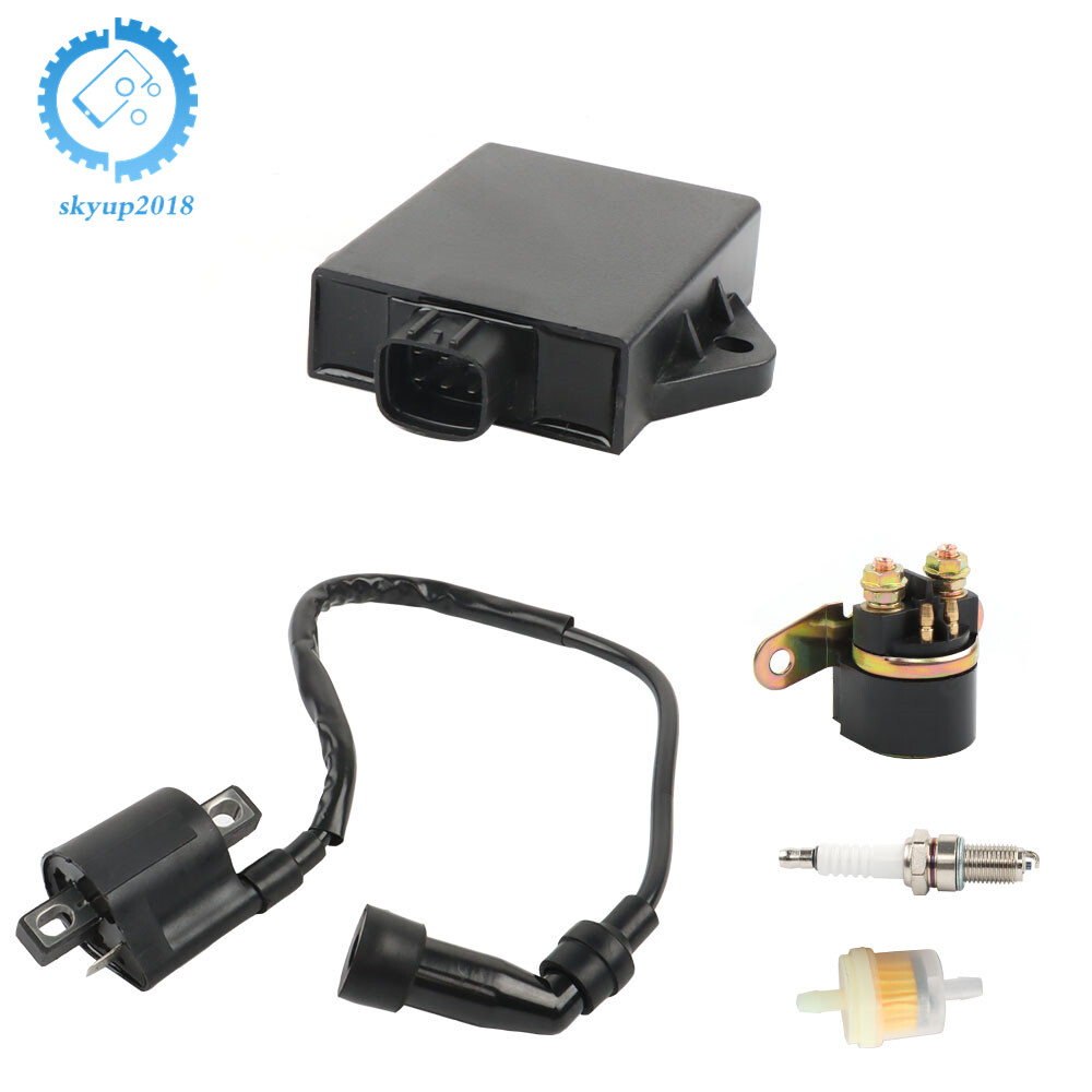 CDI Ignition Coil spark plug Starter Solenoid Relay for Arctic Cat 300