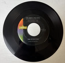 THE RIVINGTONS, THE BIRD'S THE WORD, LIBERTY#55553, ROCK & ROLL 45 RECORD, 1963