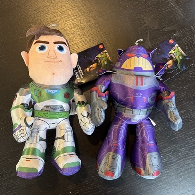   Mattel Disney Pixar Lightyear ZURG + BUZZ Plüsch Puppe Nagelneu