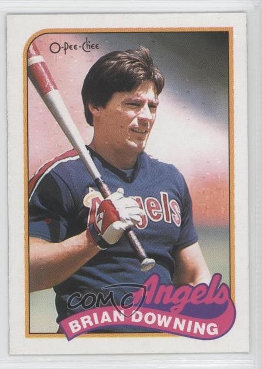 1989 O-Pee-Chee Brian Downing #17 0b5