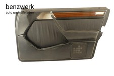 Mercedes W124 S124 Mopf T&uuml;rverkleidung Leder schwarz vorne rechts Soundsystem??