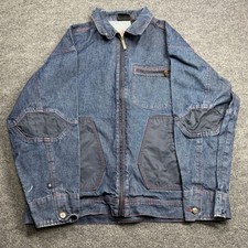 Rocawear Denim Jacket Mens 2XL Blue Full Zip Y2K Hip Hop Baggy