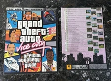 OFFICIAL Grand Theft Auto Vice City Strategy Guide GTA (PlayStation 2) POSTER!!