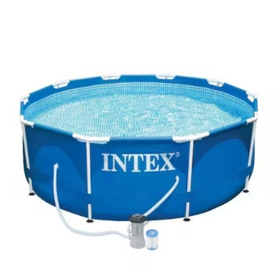 10 ft. Round 30 in. Deep Above Ground Pool Set