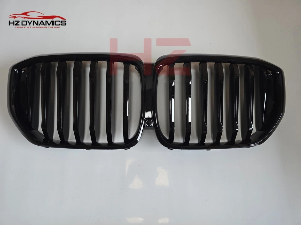 FOR BMW X5 G05 LCI 2023-2025 FRONT KIDNEY GRILLE GRILL SINGLE SLAT GLOSS BLACK - Image 2 of 4