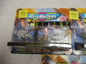 MICRO MACHINES ALIENS COLLECTION 1 2 & 3 COMPLETE SET ALL NEW SEAL MOC GALOOB