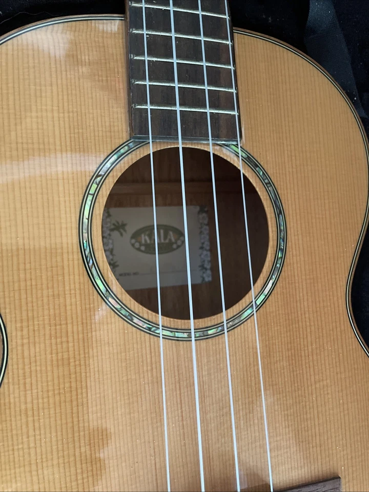 KALA KA-FMT Tenor Ukulele Spruce/Spalted Maple With Case - Image 4 of 4