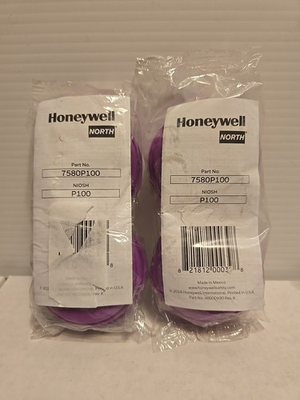 #ad Lot of 2 2 packs Honeywell North 7580 Filter Cartridge 7580P100 P100 NIOSH $19.65
